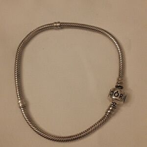 Pandora snake chain charm bracelet  925 ALE
